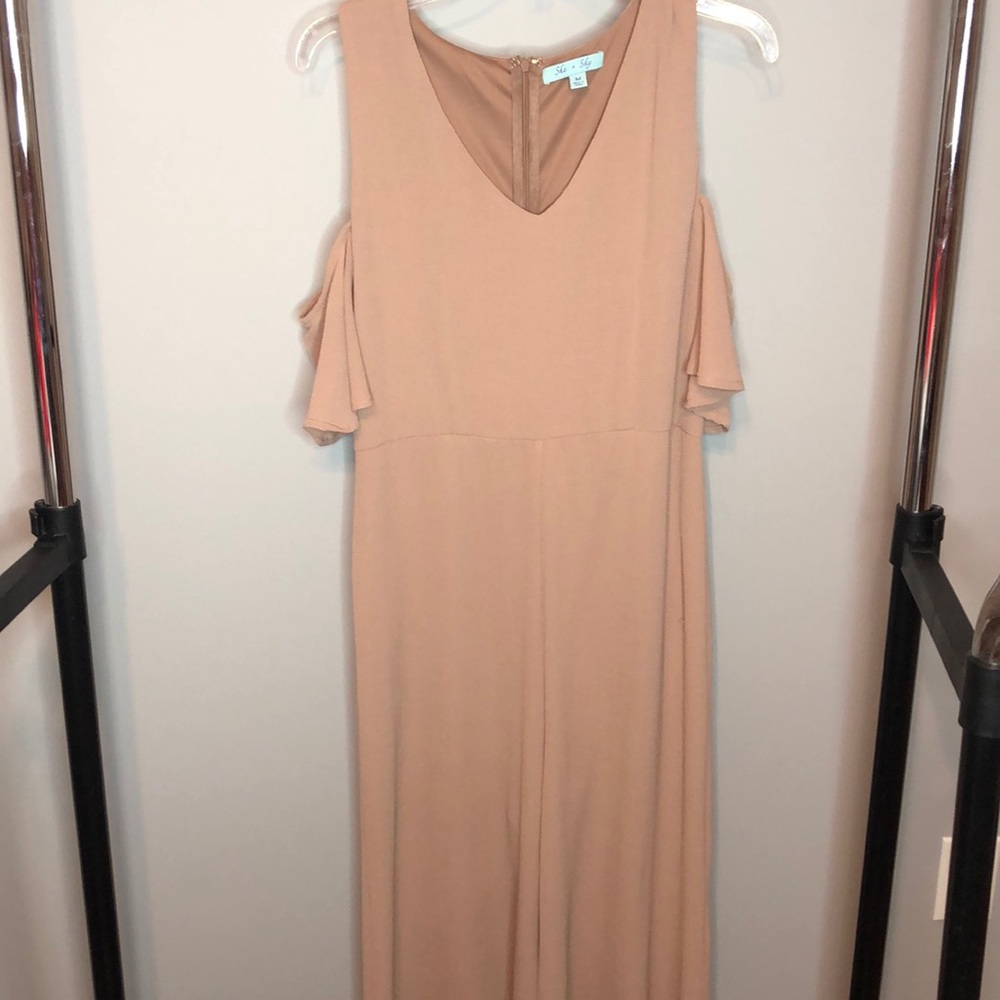 She + Sky Tan Jumpsuit